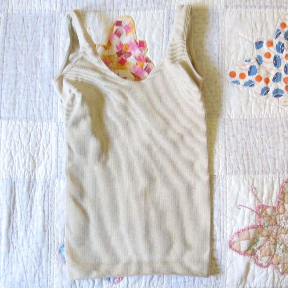 G by Guess Tummy Control Compression Shaping Camisole Nude M/L EUC - Picture 7 of 8
